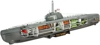 Model ndërtimi Revell Rv05078 U-boat XXI Type, shkalla 1:144, me interior, gri