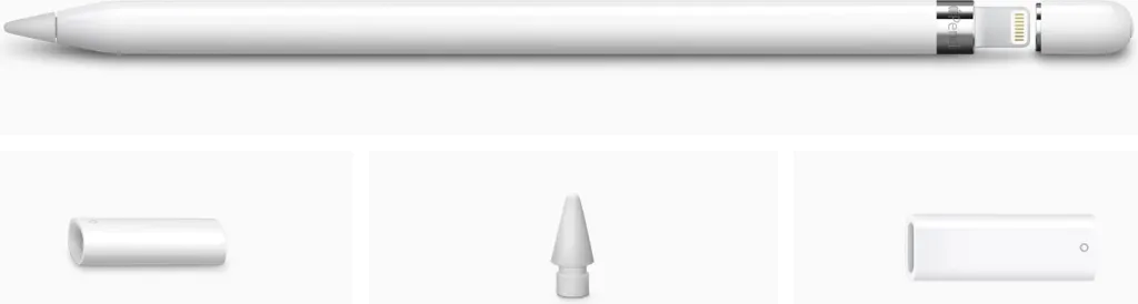 Laps dixhital Apple Pencil 1st Generation, i bardhë - 1