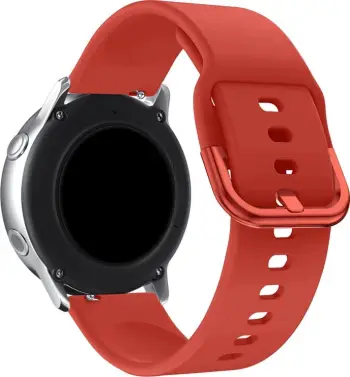 Rrip silikoni për smartwatch Hurtel Silicone Strap TYS, 20mm, për Samsung Galaxy Watch, Kuq