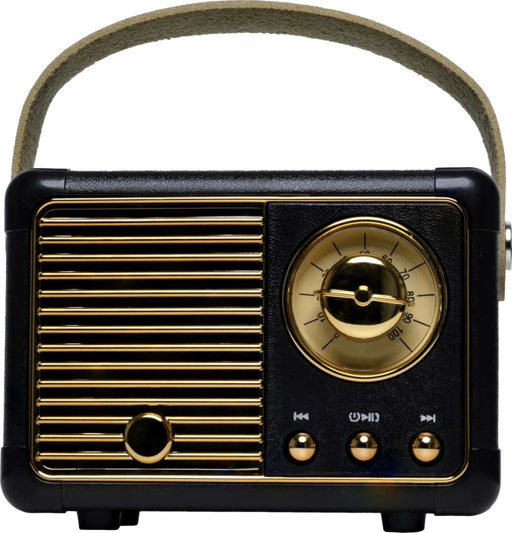 Altoparlant Bluetooth Denver BTP-203, mini, retro, i zi - 2