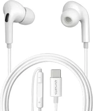Kufje 4smarts Active In-Ear Stereo USB Type-C, Bardhë - 1