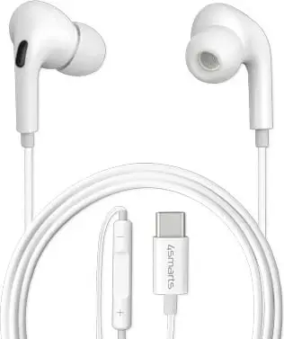 Kufje 4smarts Active In-Ear Stereo USB Type-C, Bardhë