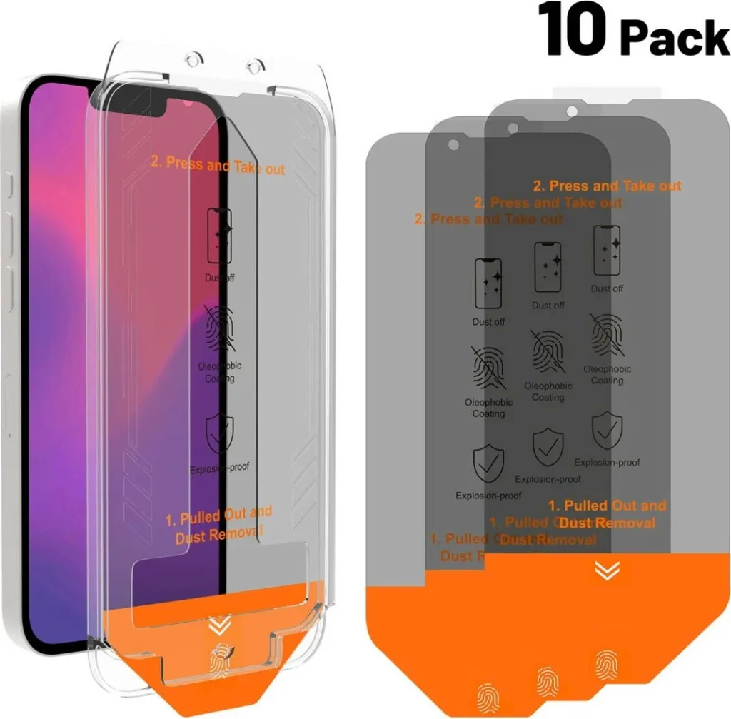 Xham privatësie 4smarts Second Glass Service Kit për iPhone 16e (10 copë) - 2