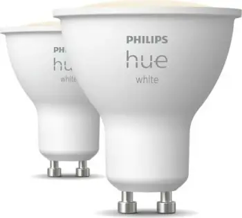 Llambë inteligjente Philips Hue White GU10, 4.2W, Bluetooth Zigbee, e bardhë e ngrohtë