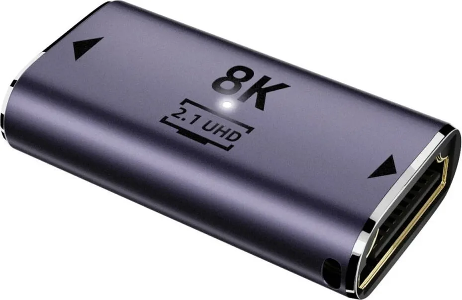 Set adapterësh HDMI 4Smarts, 4 copë, mbështetje 8K, i zi - 5