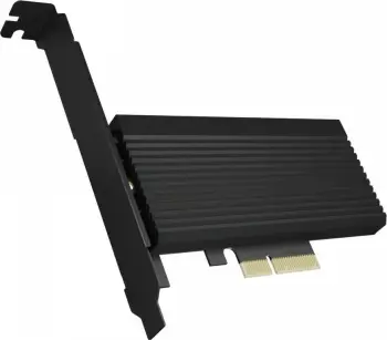 Kartë zgjeruese Icy Box IB-PCI208-HS, PCIe 4.0 x4, M.2 NVMe, e zezë