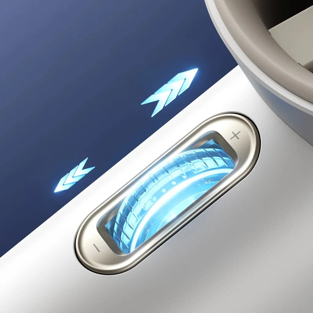 Ventilator dore Jisulife Pro1 FA53, 3600 mAh, ekran LED, USB-C, i bardhë - 7