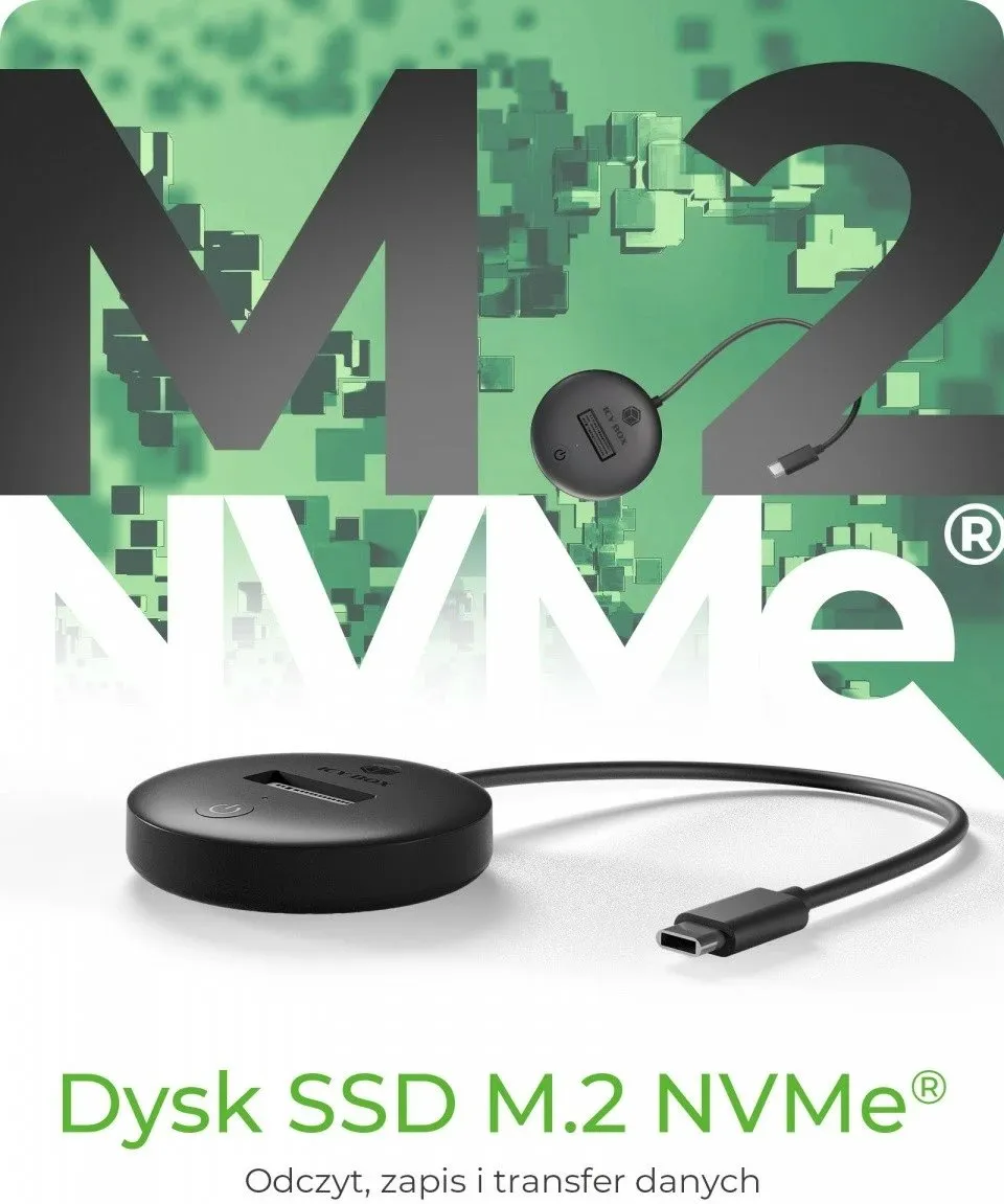Docking Station për SSD IcyBox NVMe & SATA M.2 – Zezë - 3