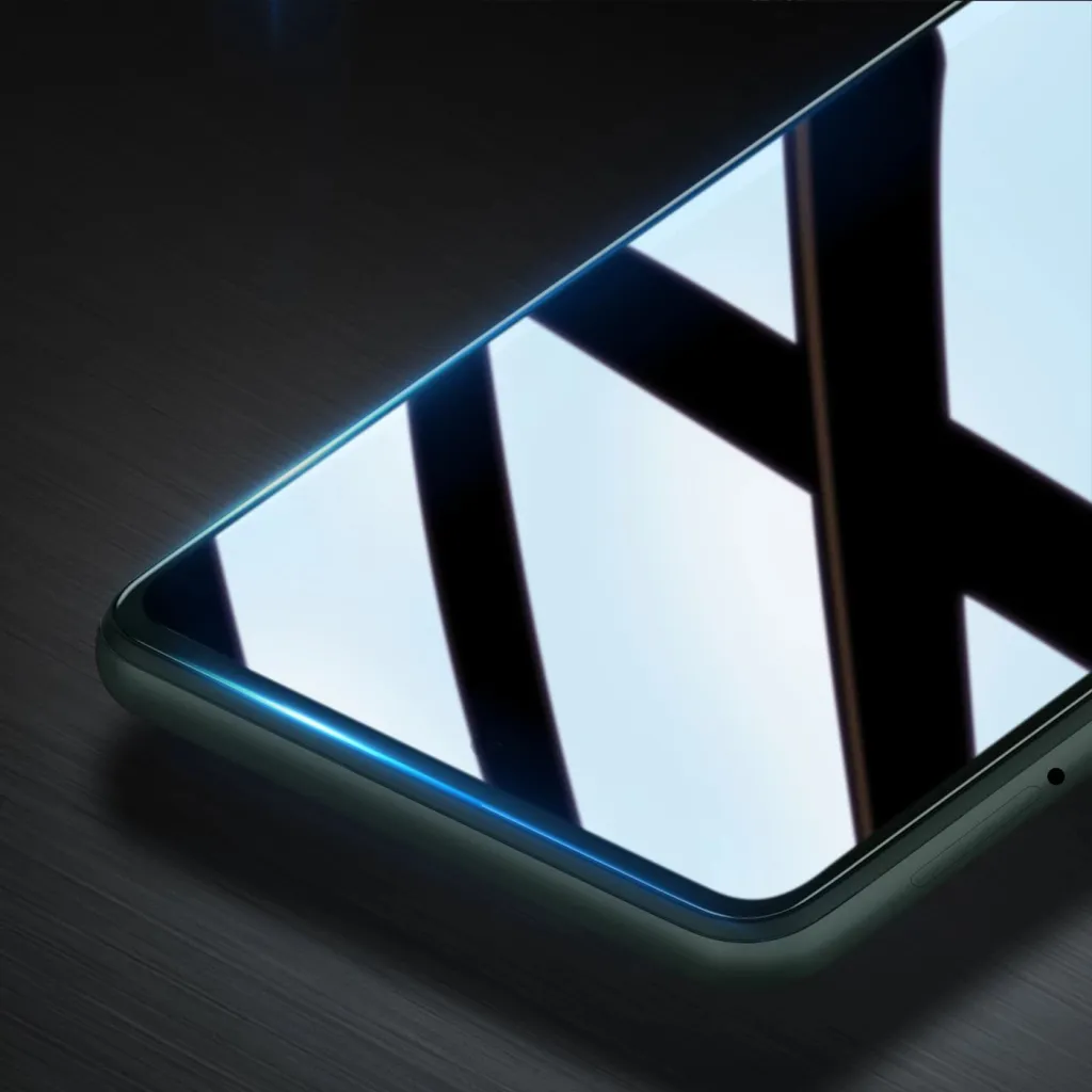 Xham i temperuar Dux Ducis 9D, për Realme C31, me kornizë të zezë - 6