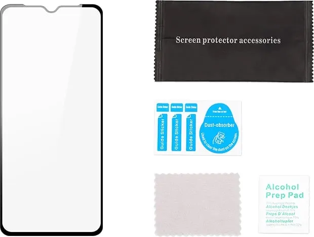Xham i temperuar Dux Ducis 9D, për Realme C31, me kornizë të zezë - 8