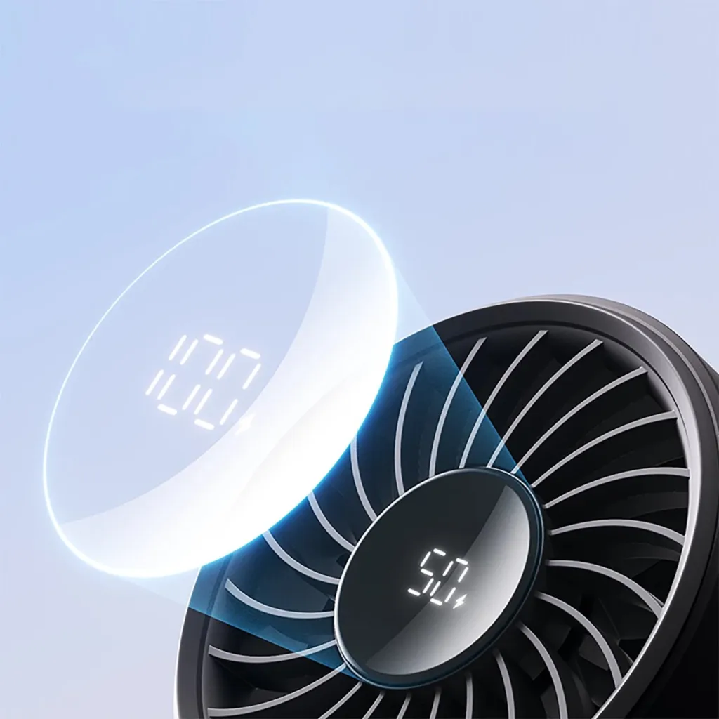 Ventilator dore Jisulife Life7, 5000mAh, USB-C, i zi - 6