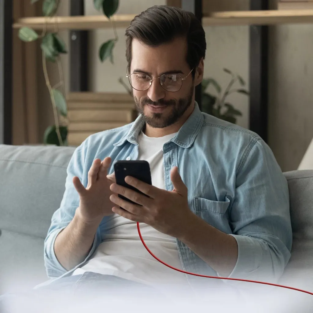Kabllo USB-C në USB-C SBS TECABLETISSUETCCR, 1.5m, 60W, e kuqe - 4