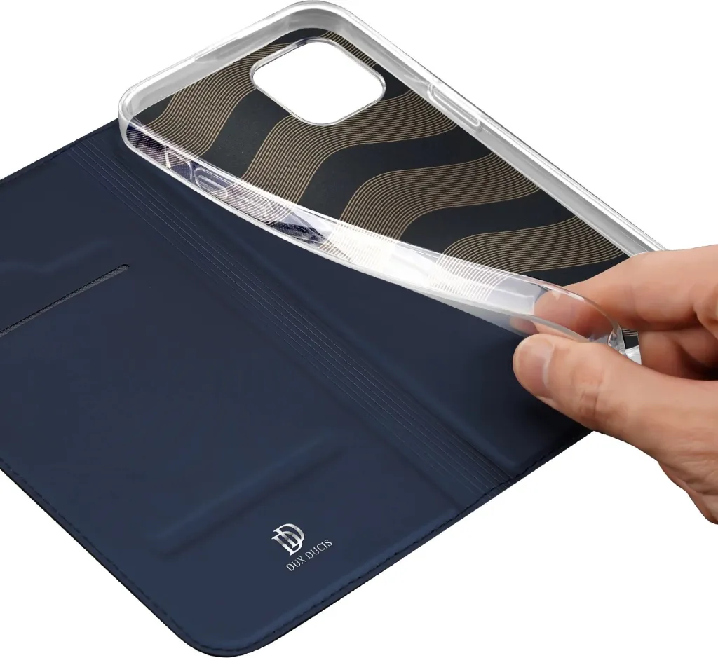 Mbështjellës Dux Ducis Skin Pro për iPhone 15 Plus, kaltër - 7