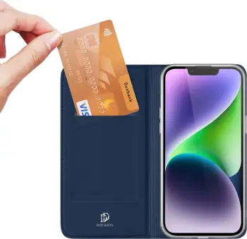 Mbështjellës Dux Ducis Skin Pro për iPhone 15 Plus, kaltër