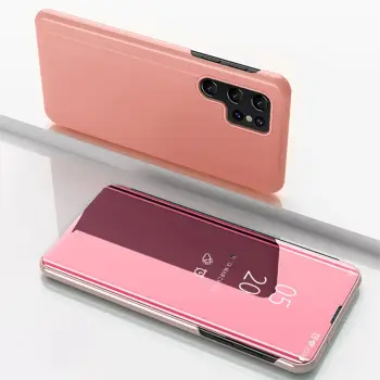Mbështjellës Hurtel Clear View për Samsung Galaxy A56, Rozë