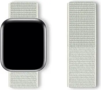 Rrip sportiv për Apple Watch Hurtel Sport Loop, najlon, i bardhë, 42/44/45/46/49 mm