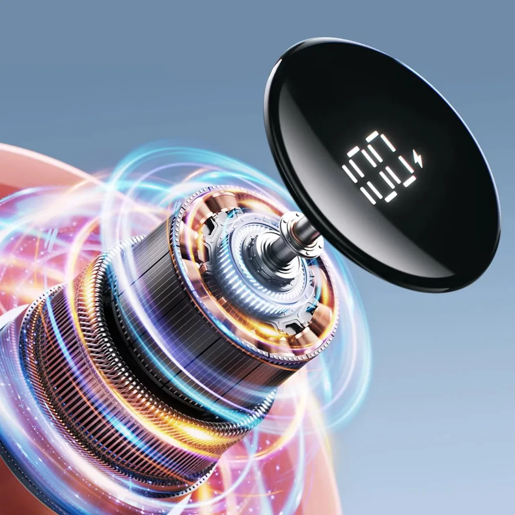 Ventilator dore Jisulife Life4, 5000mAh, USB-C, Rozë - 9