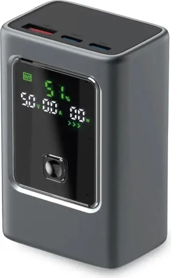 Powerbank SBS 10000mAh me ekran LCD, PD 35W, Gri