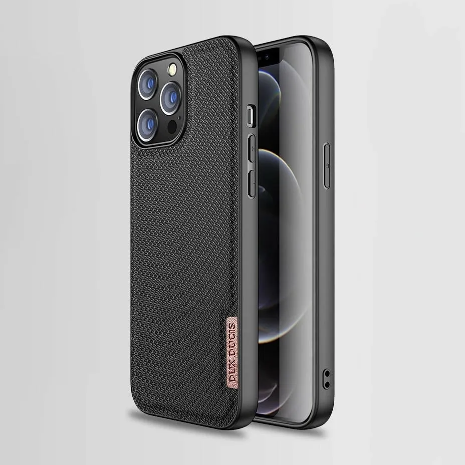 Mbështjellës Dux Ducis Fino për iPhone 13 Pro Max, najlon, Gri - 15