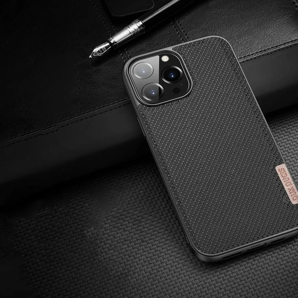 Mbështjellës Dux Ducis Fino për iPhone 13 Pro Max, najlon, Gri - 17