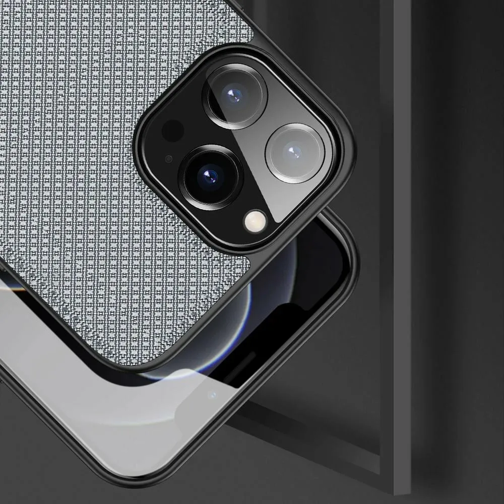 Mbështjellës Dux Ducis Fino për iPhone 13 Pro Max, najlon, Gri - 4