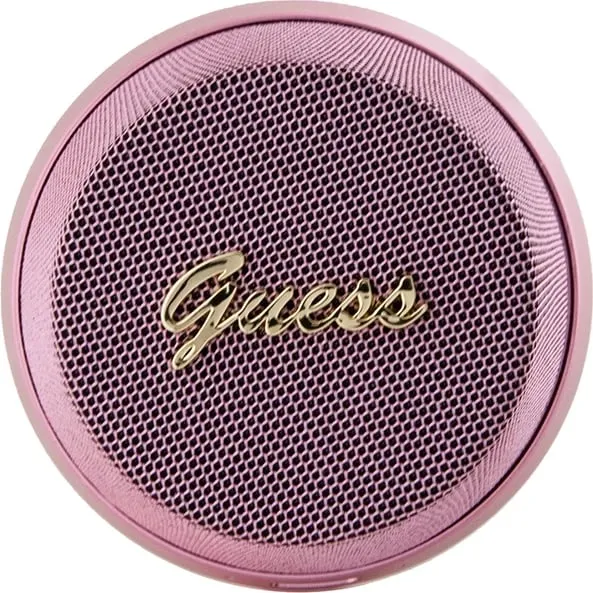 Altoparlant Bluetooth Guess Magnetic Script Metal, MagSafe, 1200mAh, Rozë - 3