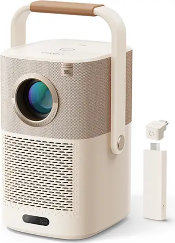 Projektor multimedia Yaber T2 Plus, Full HD 1080p, JBL Speakers, Google TV dongle, Bezhe
