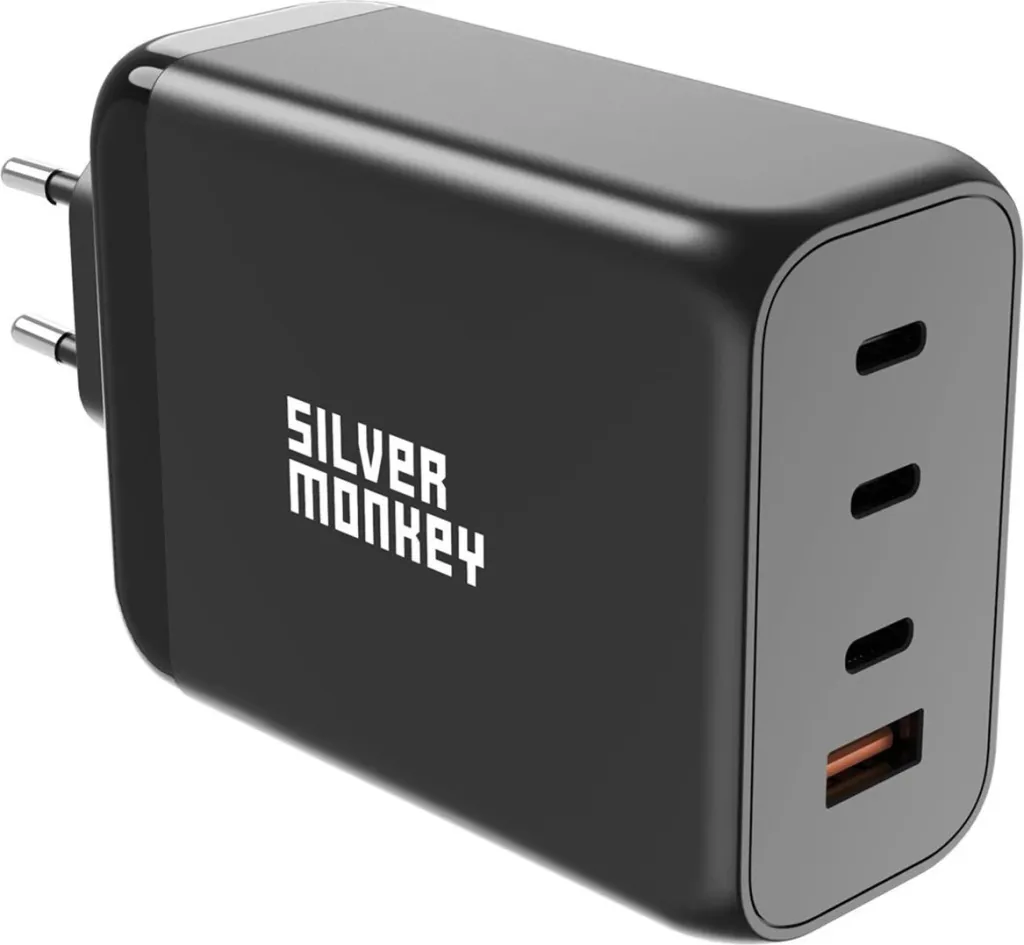 Karikues muri Silver Monkey SMA153, 200W, 3x USB-C PD, 1x USB-A QC 3.0, i zi - 1