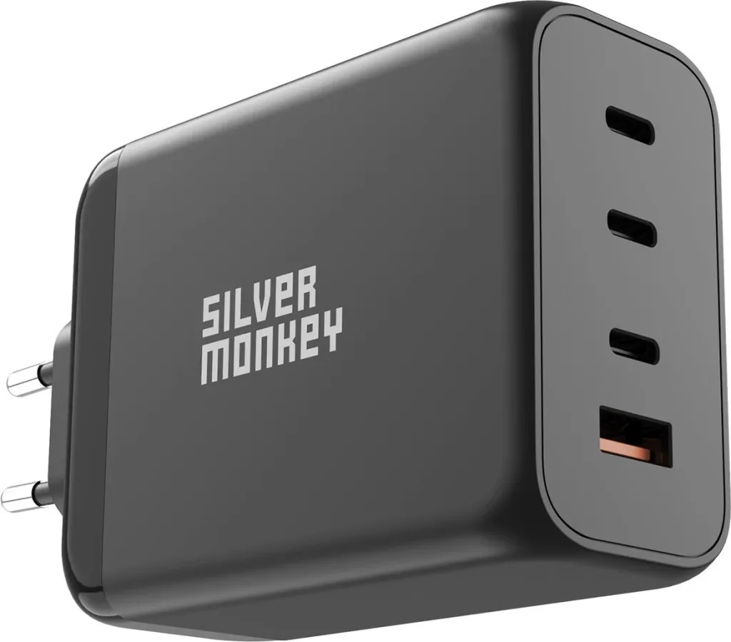 Karikues muri Silver Monkey SMA153, 200W, 3x USB-C PD, 1x USB-A QC 3.0, i zi - 2