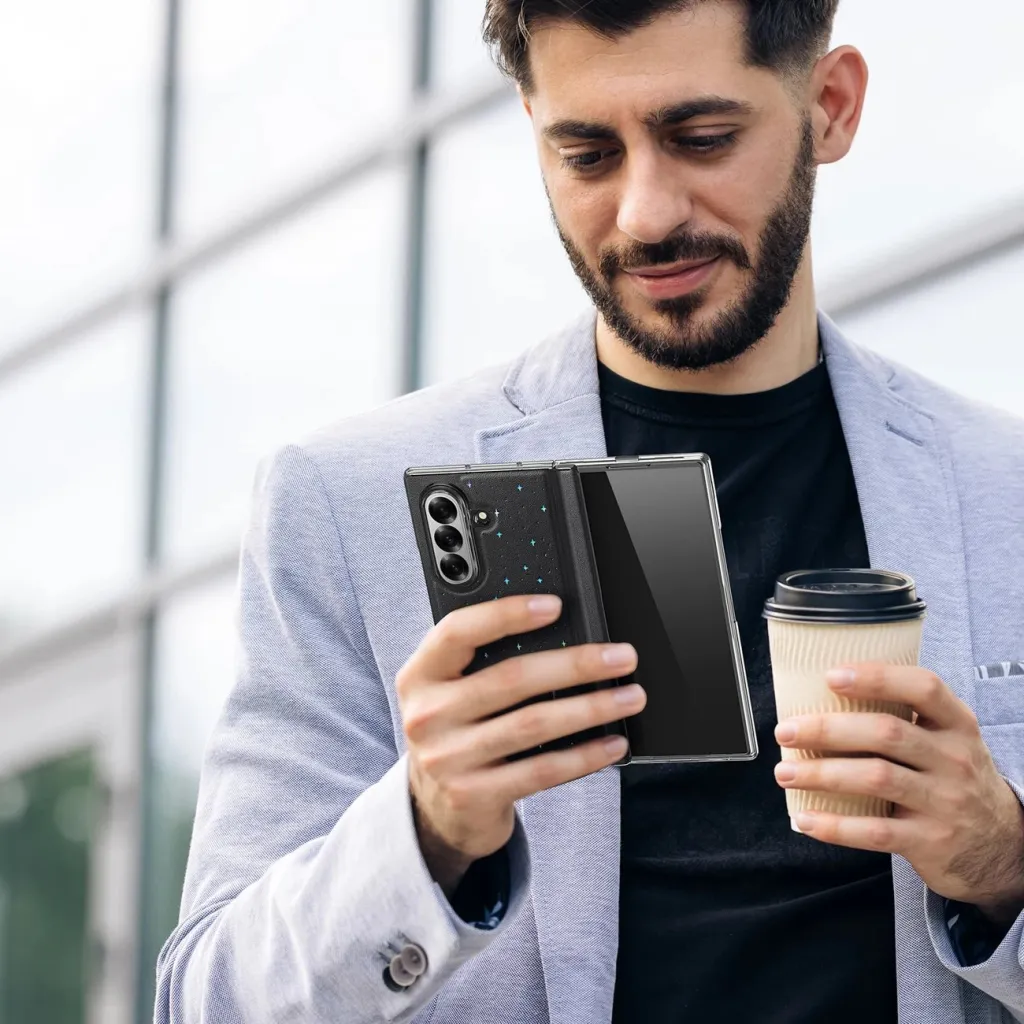 Mbështjellës Dux Ducis Stex për Samsung Galaxy Z Fold7, i zi - 13