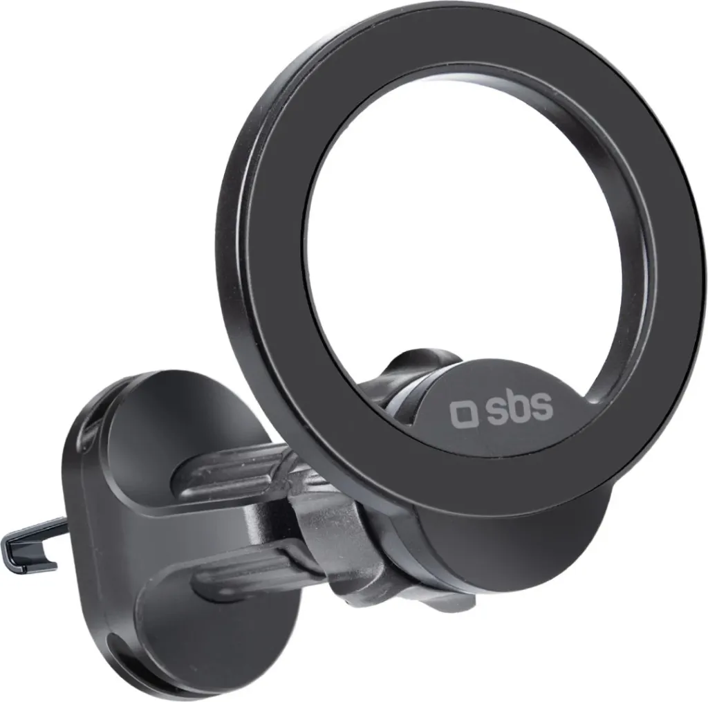 Mbajtës magnetik për celular SBS TESUPMAGRING, për grilë ventilimi, MagSafe, i zi - 1