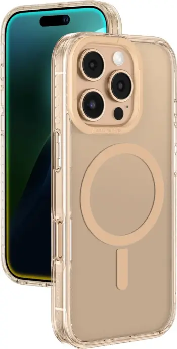 Mbështjellës AmazingThing Titan Pro Mag me unazë magnetike për iPhone 16 Pro Max, Rozë e artë
