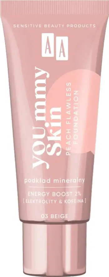 Fondatinë AA YOU.mmy Skin Peach Flawless Mineral 03 Beige 30ml