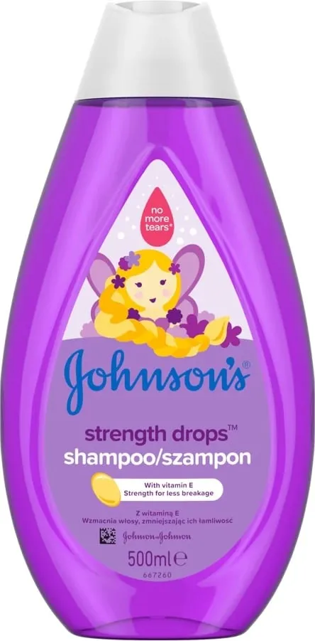 Shampo për fëmijë Johnson’s Baby Strength Drops, me vitaminë E, 500ml - 1