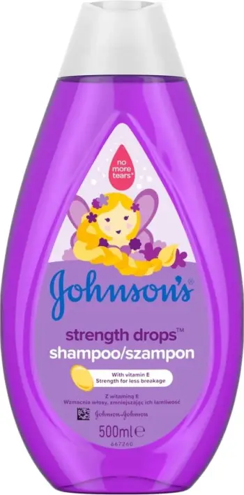 Shampo për fëmijë Johnson’s Baby Strength Drops, me vitaminë E, 500ml
