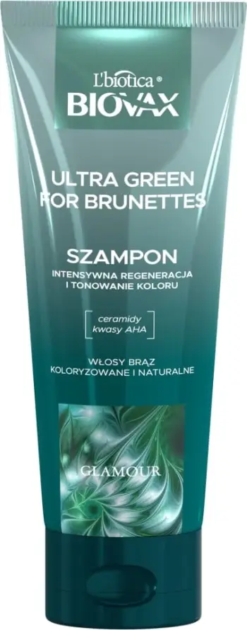 Shampon për femra BIOVAX Glamour Ultra Green For Brunettes, 200ml