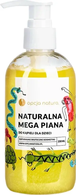 Shkumë për larje për fëmijë Opcja Natura Natural Mega Foam 250ml