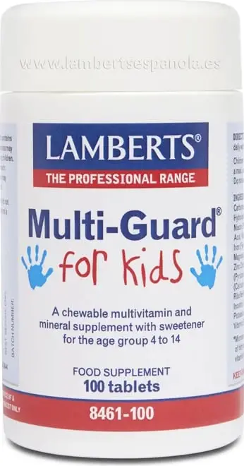 Suplement ushqimor për fëmijë Lamberts Multi Guard for Kids 100 tableta
