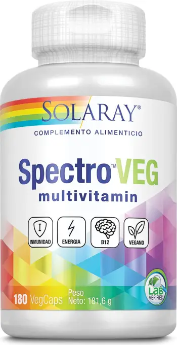Suplement ushqimor Solaray Spectro Vegetarian 180 kapsula
