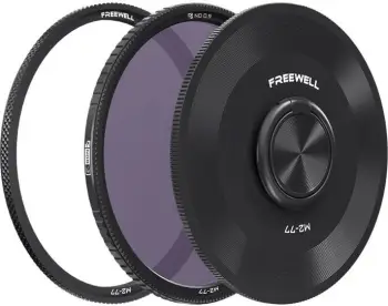 Filtër ND8 Freewell M2 Series 77mm për kamera SLR, me adapter magnetik, zi