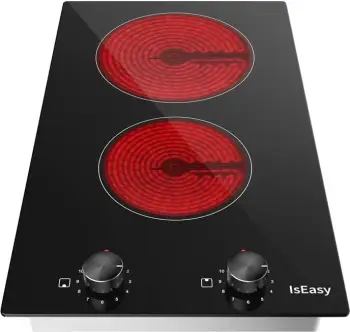 Pllakë gatimi IsEasy LT2V-30, 2 zona, qeramike/elektrike, e zezë
