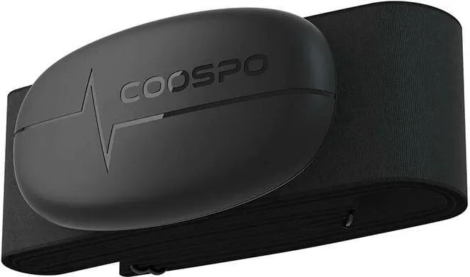 Sensor zemre Coospo H6 për kraharor, Bluetooth & ANT+, i zi - 2