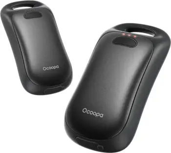 Ngrohës dore Ocoopa UT3061, 2x3000 mAh, USB-C, i zi, set prej 2 copë