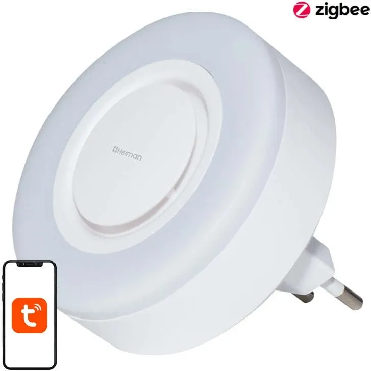 Përforcues sinjali ZigBee Heiman HS2RNL-E, Tuya smart, me dritë nate, i bardhë - 1