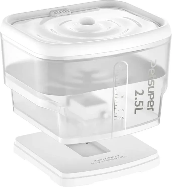 Burim uji për kafshë Petsuper PW03, 2.5L, i bardhë - 2