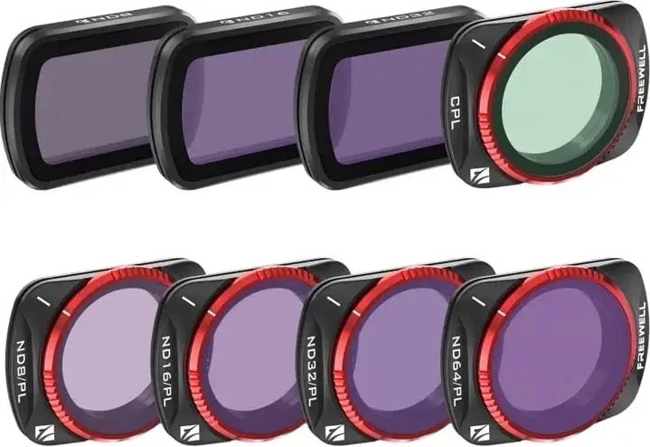 Set filtrash Freewell për DJI Osmo Pocket 3, 8 copë - 1