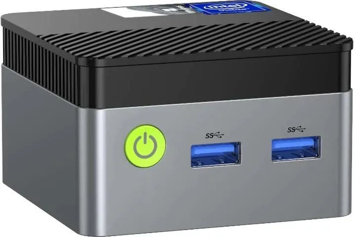 Kasë mini PC GMKtec G5, Intel N97, 12GB RAM, 256GB SSD, Windows 11 Pro, e zezë - 1