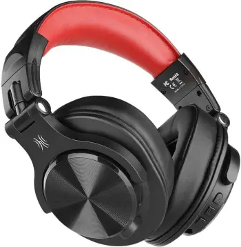 Kufje OneOdio Fusion A70 pa tela, Bluetooth 5.2, të zeza dhe të kuqe