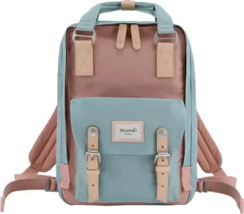 Çantë shpine Himawari 188L-1 për laptop 14", rozë-kaltër