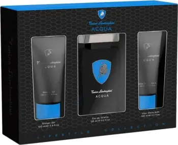 Set Eau de Toilette për meshkuj Tonino Lamborghini Acqua, 125ml + aftershave balm 100ml + shower gel 100ml